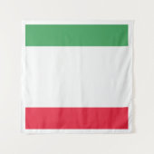 Italiaanse vlag Emblem Wandkleed (Voorkant (horizontaal))