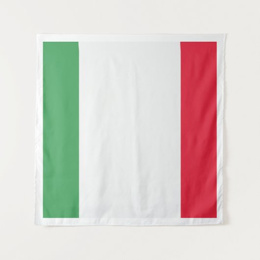 Italiaanse vlag Emblem Wandkleed (Voorkant)