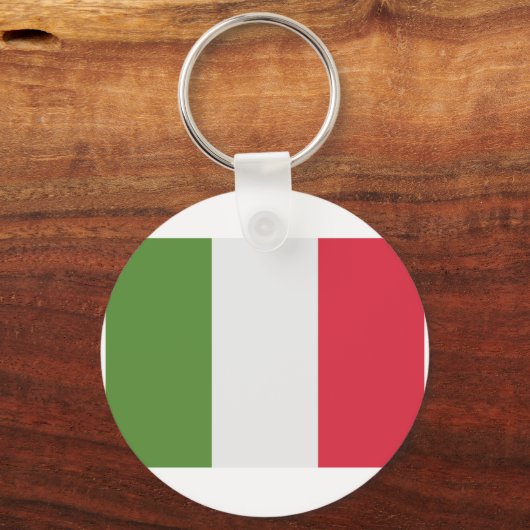 Italiaanse vlag - emoji Twitter Sleutelhanger (Voorkant)