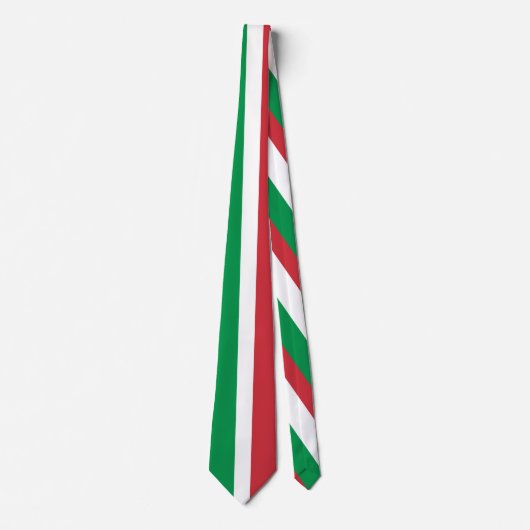 Italiaanse vlag en bedrijf Italië, reizen/sport Stropdas (Voorkant)
