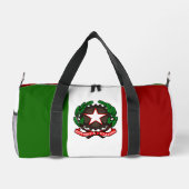 Italiaanse vlag en embleem plunjezak (Achterkant)