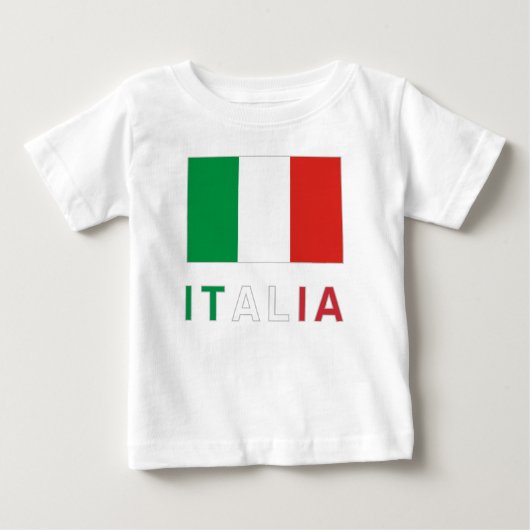 Italiaanse vlag en Italia (Voorkant)