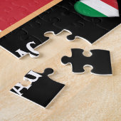 Italiaanse vlag en Italiaans land/Italië Legpuzzel (Zijkant)