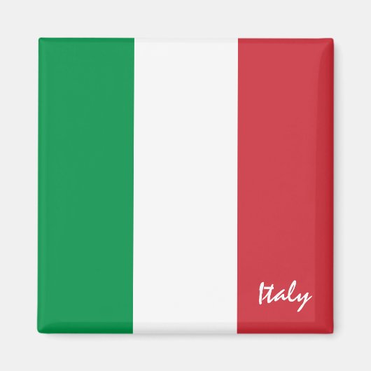 Italiaanse vlag en Italiaanse feestdag, reizen/spo Magneet (Voorkant)