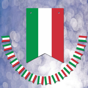 Italiaanse vlag en Italiaanse feestdagen Vlaggetjes