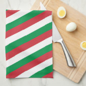 Italiaanse vlag en Italië - keuken-, koekje- en sp Theedoek (Quarter Fold)