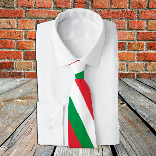Italiaanse vlag en Italië reizen, vakantie- en sp Stropdas