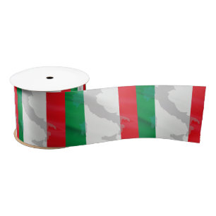 Italiaanse vlag en Italië Satijnen Lint
