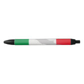 Italiaanse vlag en Italië Zwarte Inkt Pen (Voorkant)