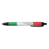 Italiaanse vlag en Italië Zwarte Inkt Pen (Bodem)