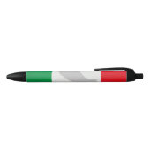 Italiaanse vlag en Italië Zwarte Inkt Pen (Bovenkant)