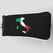 Italiaanse vlag en kaart golfheadcover (Voorkant)