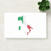 Italiaanse vlag en kaart post-it® notes (Kantoor)