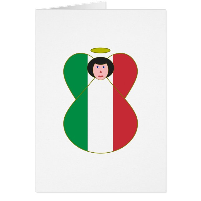 Italiaanse Vlag Engel (Voorkant)