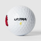 Italiaanse vlag eronder golfballen (Logo)