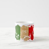 Italiaanse vlag espresso kop (Voorkant)