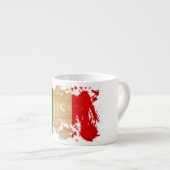 Italiaanse vlag espresso kop (Voorkant rechts)