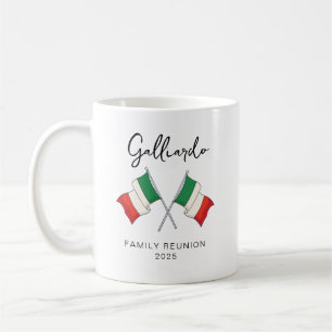Italiaanse Vlag Familie Reünie  Koffiemok