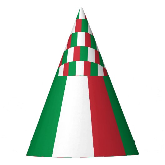 Italiaanse vlag feesthoedjes (Voorkant)
