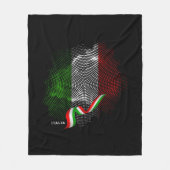 Italiaanse vlag fleece deken (Voorkant)
