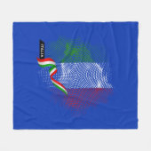 Italiaanse vlag fleece deken (Voorkant (Horizontaal))