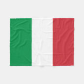 Italiaanse vlag fleece deken (Voorkant (Horizontaal))