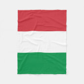Italiaanse vlag fleece deken (Voorkant)