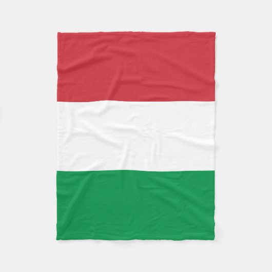 Italiaanse vlag fleece deken (Voorkant)