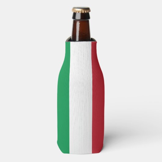 Italiaanse vlag flesjeskoeler (Fles Voorkant)