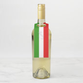 Italiaanse vlag flessenhanger (Op fles)