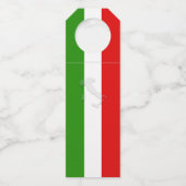 Italiaanse vlag flessenhanger (Voorkant)
