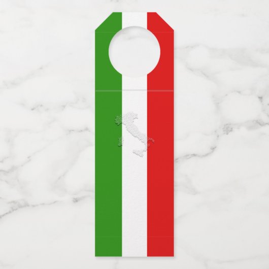 Italiaanse vlag flessenhanger (Voorkant)