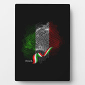 Italiaanse vlag fotoplaat (voorkant)