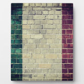 Italiaanse vlag Fotoplaat (Voorkant)