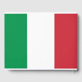 Italiaanse vlag gastenboek (Achterkant)