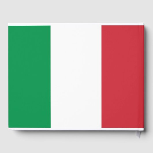 Italiaanse vlag gastenboek (Achterkant)