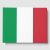 Italiaanse vlag gastenboek (Voorkant)