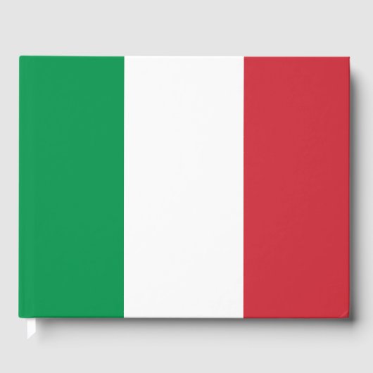 Italiaanse vlag gastenboek (Voorkant)