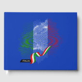 Italiaanse vlag gastenboek (Voorkant)