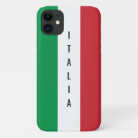 Italiaanse vlag gepersonaliseerde Italiaanse naam