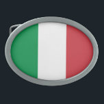Italiaanse vlag gesp<br><div class="desc">De nationale vlag van Italië.</div>