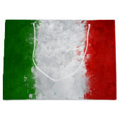 Italiaanse vlag Gift Bag Large Cadeautasje (Voorkant)