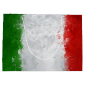 Italiaanse vlag Gift Bag Large Cadeautasje (Achterkant)