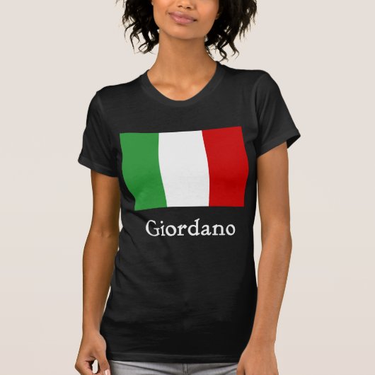 Italiaanse vlag Giordano T-shirt (Voorkant)