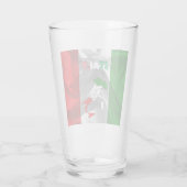 Italiaanse vlag glas (Achterkant)
