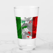 Italiaanse vlag glas (Voorkant)