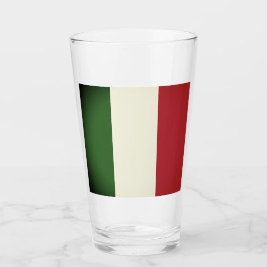 Italiaanse vlag glas (Voorkant)