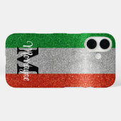 Italiaanse vlag Glitter Rome Venice Italië reizen Case-Mate iPhone Case (Achterkant (horizontaal))