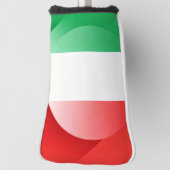 Italiaanse Vlag Golf Putter Hoes Golfheadcover (Draai 90)