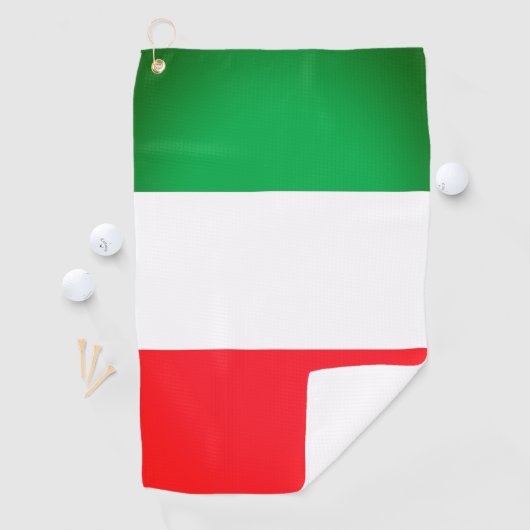Italiaanse vlag Golf Towel Golfhanddoek (Insitu)